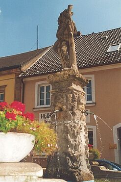 Christophorusbrunnen am Marktplatz