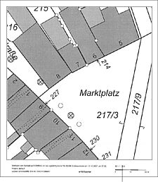 Abbildung Katasterauszug