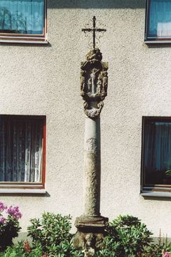 Marter am "Scharfen Eck" in Oberzauch